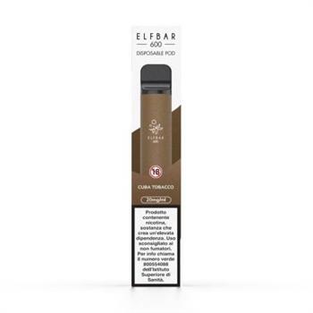 ELFBAR 600 CUBA TOBACCO 20 MG/ML