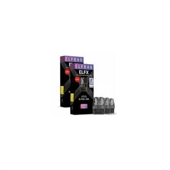 CARTUCCE RICAMBIO 2ML - 3PEZZI - ELFX POD - ELFBAR