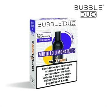 BUBBLE DUO POD - MIRTILLO LIMONATA ICE 10MG - VAPORART