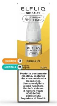 ELFBULL ICE - SALI DI NICOTINA - 20MG - 10ML - ELFLIQ