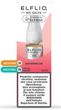 WATERMELON - SALI DI NICOTINA - 20MG - 10ML - ELFLIQ