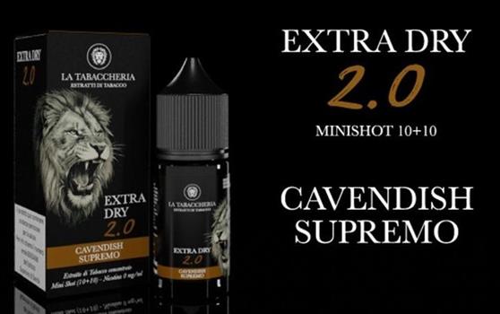 CAVENDISH SUPREMO - EXTRA DRY 2.0 - 10+10 - LA TABACCHERIA