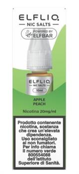 APPLE PEACH - SALI DI NICOTINA - 20MG - 10ML - ELFLIQ