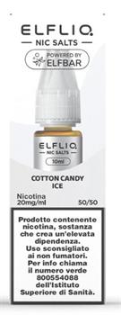 COTTON CANDY ICE - SALI DI NICOTINA - 20MG - 10ML - ELFLIQ