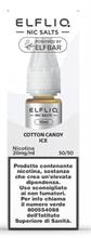 COTTON CANDY ICE - SALI DI NICOTINA - 20MG - 10ML - ELFLIQ