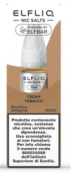 CREAM TOBACCO - SALI DI NICOTINA - 20MG - 10ML - ELFLIQ