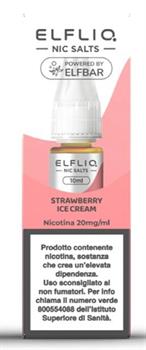 STRAWBERRY ICE CREAM - NIC SALT - 20MG - 10ML - ELFLIQ