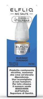 BLUE RAZZ LEMONADE - SALI DI NICOTINA - 10MG - 10ML- ELFLIQ