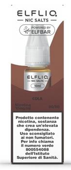 COLA - SALI DI NICOTINA - 10MG -  10ML - ELFLIQ