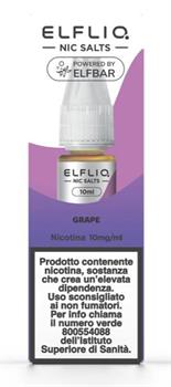 GRAPE - SALI DI NICOTINA - 10MG - 10ML - ELFLIQ