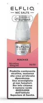 PEACH ICE - SALI DI NICOTINA - 10MG - 10ML - ELFLIQ