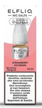 STRAWBERRY ICE CREAM - NIC SALT - 10MG - 10ML - ELFLIQ