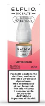 WATERMELON - SALI DI NICOTINA - 10MG - 10ML - ELFLIQ