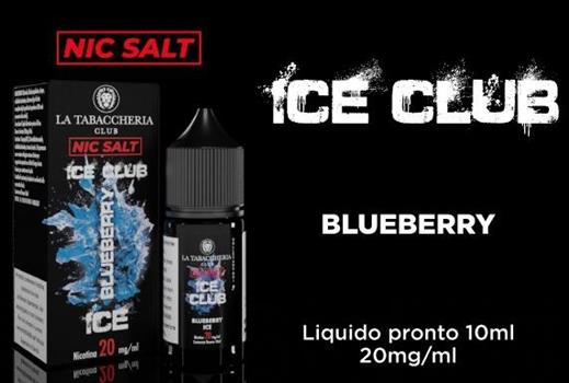 BLUEBERRY ICE - ICE CLUB -NIC SALT-20MG-10ML-LA TABACCHERIA