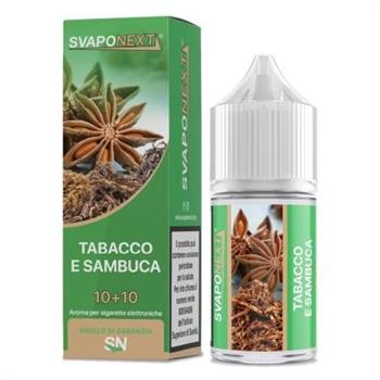 SVAPONEXT STARTER FLAVOUR  TABACCO E SAMBUCA 10+10