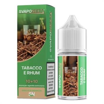 SVAPONEXT STARTER FLAVOUR  TABACCO E RHUM 10+10