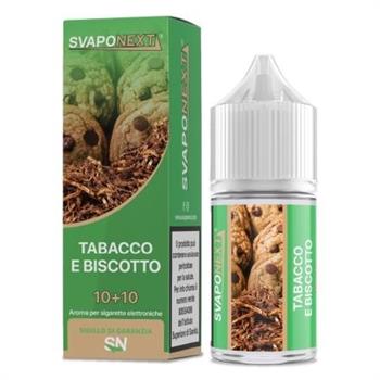 SVAPONEXT STARTER FLAVOUR  TABACCO E BISCOTTO 10+10