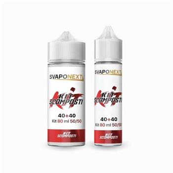 BASE SVAPONEXT ROSSO 50/50 - 80 ML